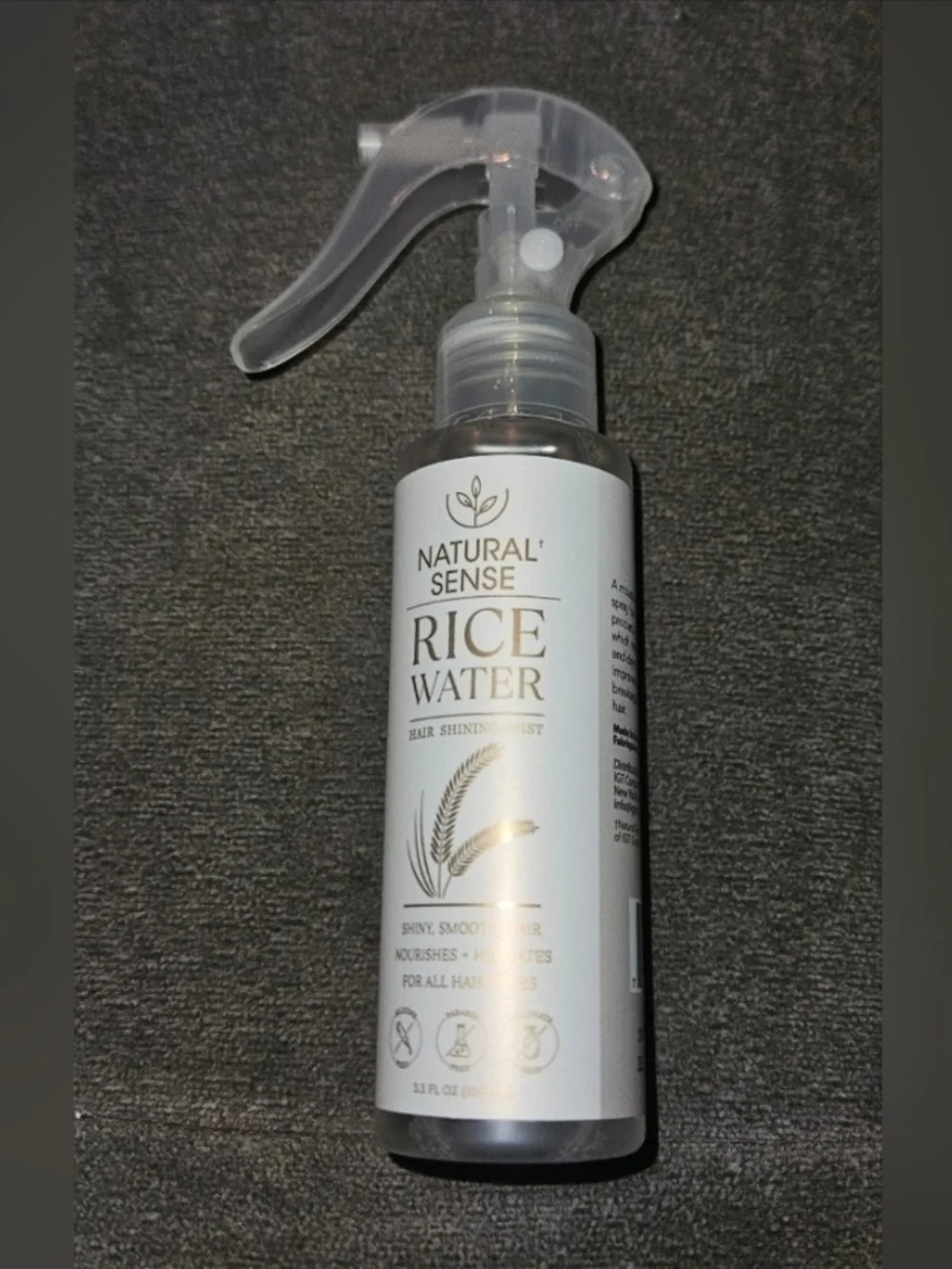 Natural Sense Rice Water Hair Shining Mist 3.3fl Oz BNIB